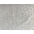 White printed polyester towel fabric